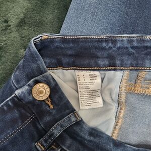 American Eagle Outfitters Dark Blue Women's Straight Leg Jeans